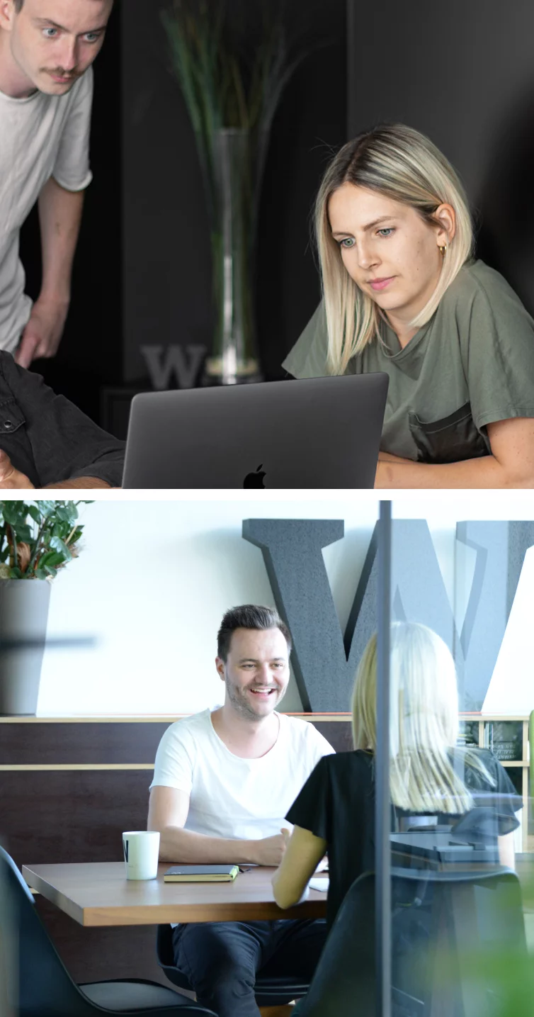 Digitaler Geschäftsbericht auf einem Laptop